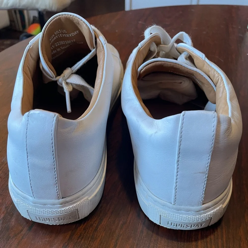 Thursday Boots White Leather Sneakers Premier Low - Picture 5 of 12
